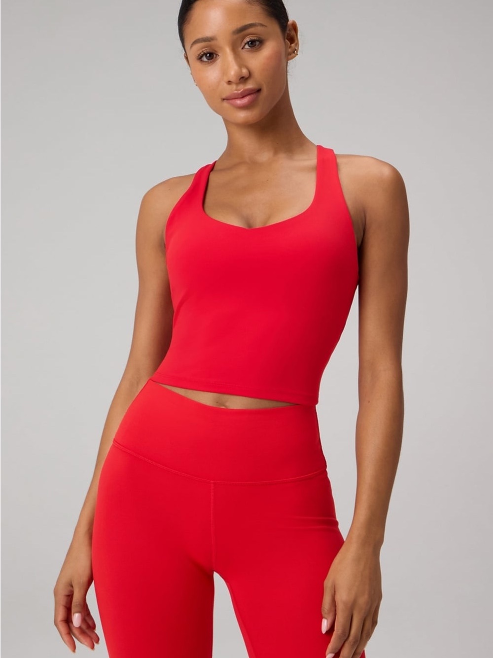 NWT FABLETICS  Anywhere Cropped Built-In Bra Tank
